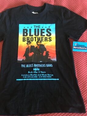 The Blues Brothers Movie Poster Black Shirt